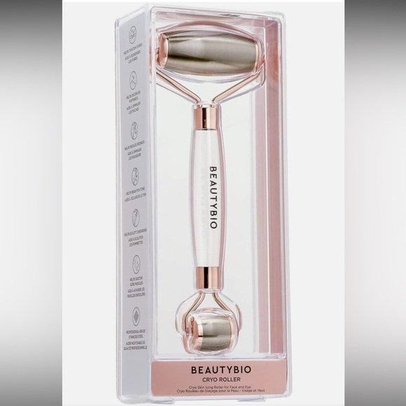 BeautyBio Cryo Roller for Face & Eye • Dual‑Ended Stainless Steel • NWT - Picture 1 of 4